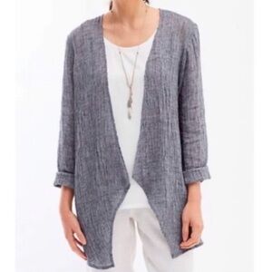 J. Jill Lagenlook Pure Linen Womens Cover Up